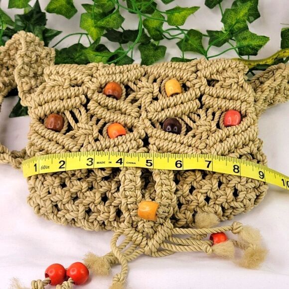 Macrame Purse. OSFA. EUC.  - Picture 10 of 11